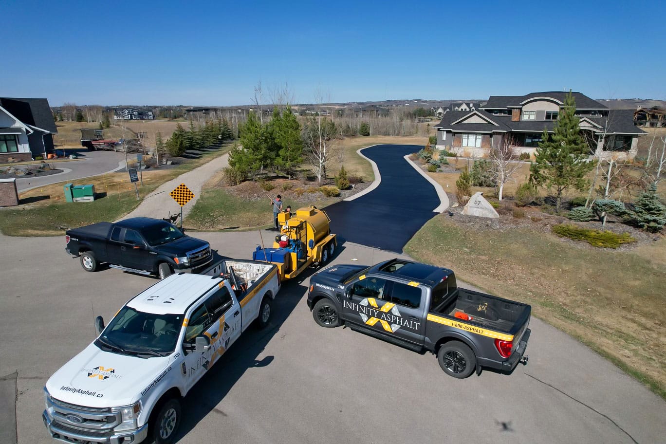 Parking Lot Line Painting Calgary | Paving Experts | Infinity Asphalt